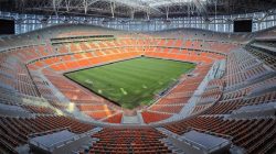 Lapangan Latihan-Area Parkir di Banten International Stadium